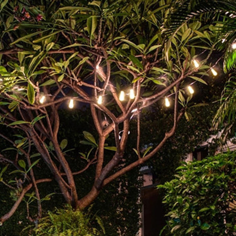 Norvo | Modern Minimalist Rund Lang Linje Glass Jern LED Lysstreng For Hage