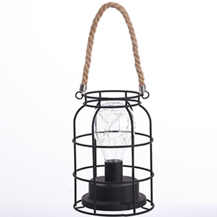 Skanto | Moderne Minimalist Vertikale Stripete Firkantrund Jern LED Bordlampe For Stue