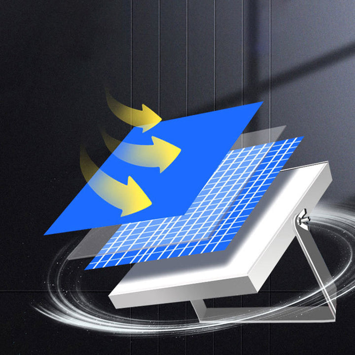 Moderne Enkelhet Rettvinklet Solvannresistent ABS LED Vegglampe For Hage | Skanto