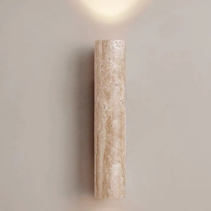 Skanto | Nordivea Travertin Vegglampe | Skandinavisk Design | 2-Lys | Tre & Travertin