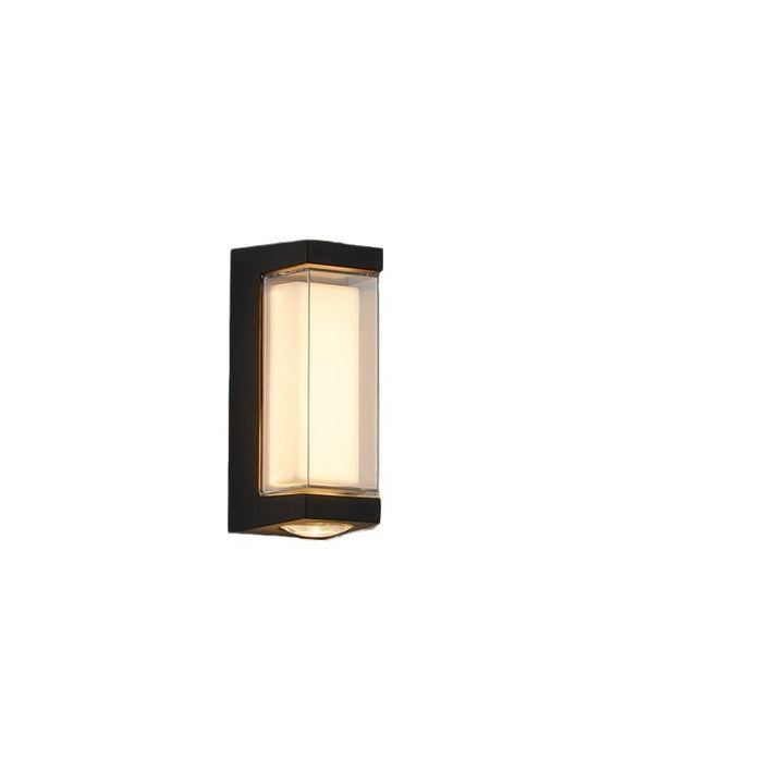 Moderne Enkelhet Rektangulær Rund Diamond PC Aluminium LED Vegglampe For Hage | Skanto