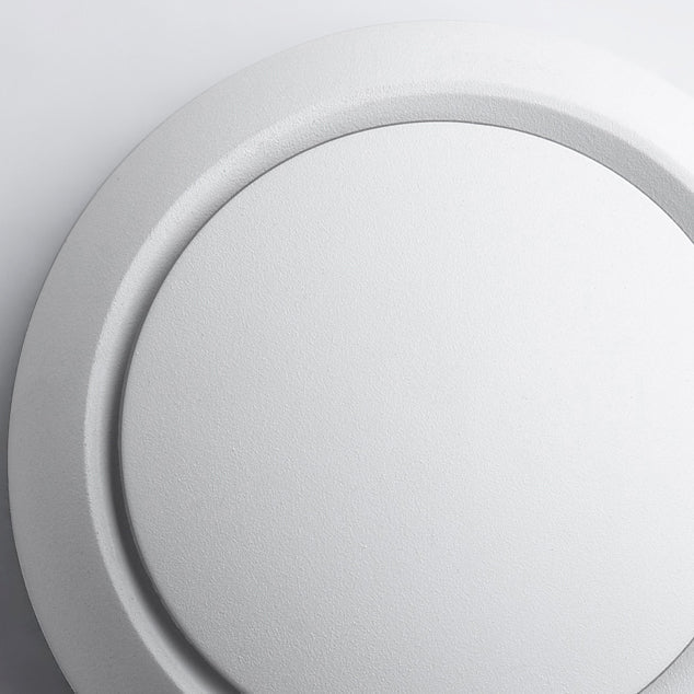 Skanto | Moderne nordisk jern rund eklips roterbar LED vegglampe for nattbord