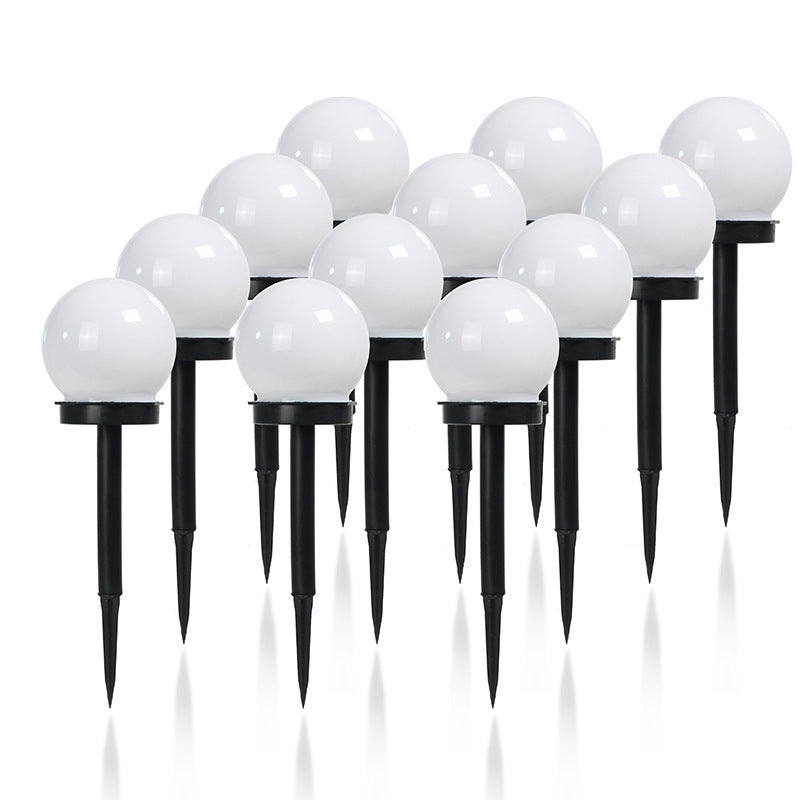Moderne minimalistisk solcelledrevet vanntett ABS ball LED landskapsbelysning utendørs lys for hage | Skanto