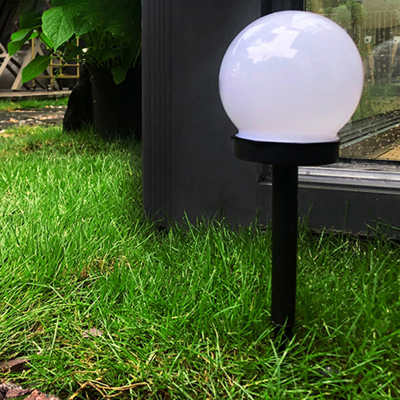 Moderne minimalistisk solcelledrevet vanntett ABS ball LED landskapsbelysning utendørs lys for hage | Skanto
