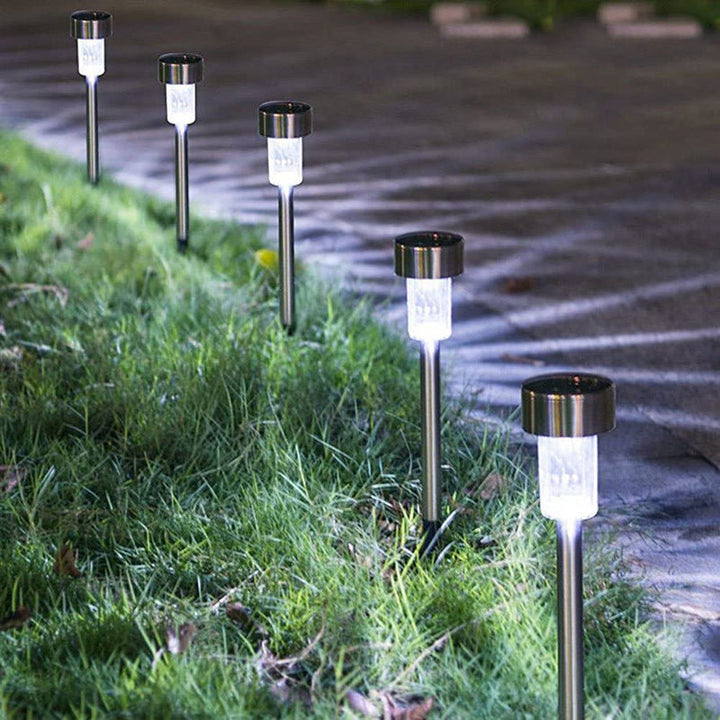 Skanto | Moderne enkelhet solvanntett rustfritt stål sylinder LED landskapsbelysning utendørs lys for hagen