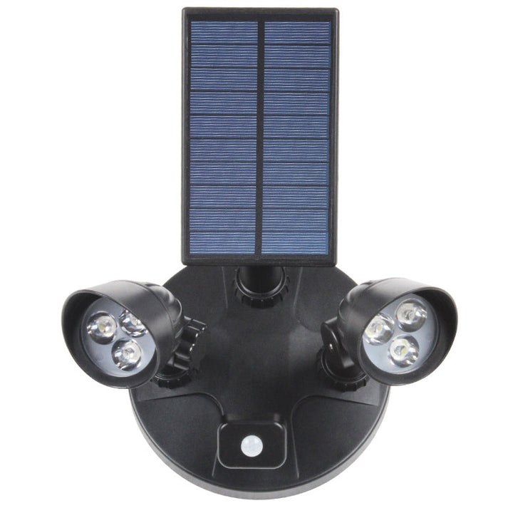 Moderne Enkelhet Sol Vannavstøtende ABS PC Overvåkningskamera Rotérbart Bevegelsessensor LED Vegglampe For Utendørs Patio | Skanto