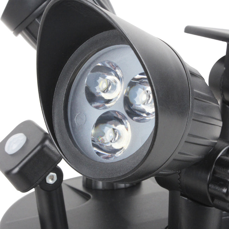 Moderne Enkelhet Sol Vannavstøtende ABS PC Overvåkningskamera Rotérbart Bevegelsessensor LED Vegglampe For Utendørs Patio | Skanto