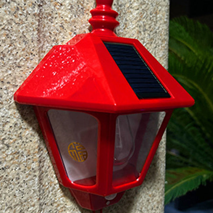 Samtidig Retro Sol Vannavstøtende ABS Fyrtårn LED Vegglampe For Utendørs Patios | Skanto