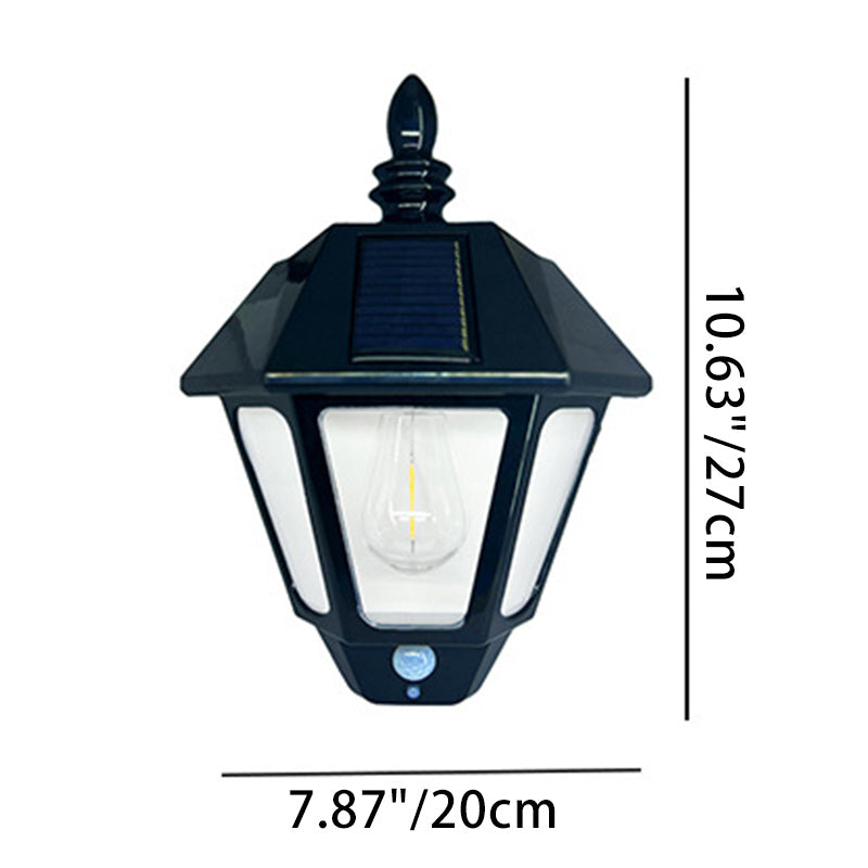 Samtidig Retro Sol Vannavstøtende ABS Fyrtårn LED Vegglampe For Utendørs Patios | Skanto