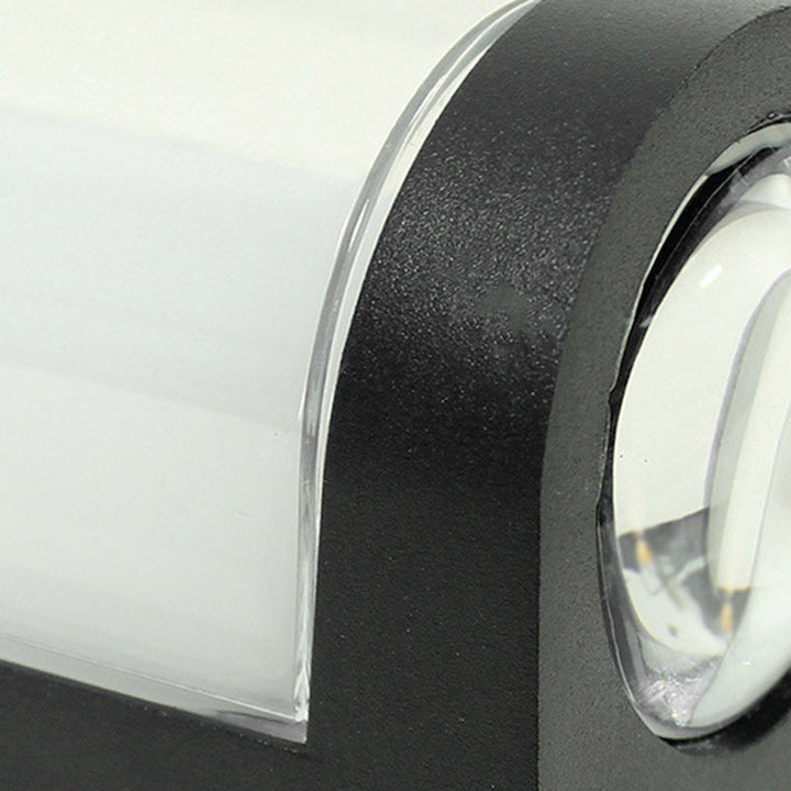 Moderne Enkelhet Vanntett Aluminium PC Sylinder Kuboid LED Vegglampe For Utendørs Patio | Skanto