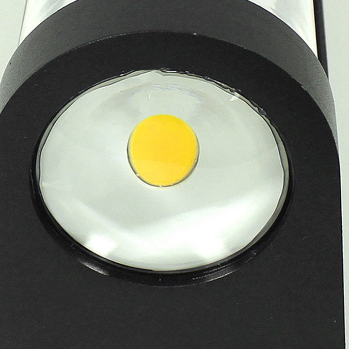 Moderne Enkelhet Vanntett Aluminium PC Sylinder Kuboid LED Vegglampe For Utendørs Patio | Skanto