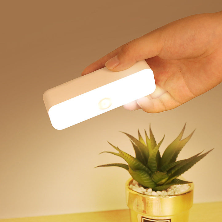 Skanto | Moderne Minimalistisk Oppladbar Magnetisk Sugkopps Plaststrimm Rectangulær LED Vegglampe Nattlampe For Studering