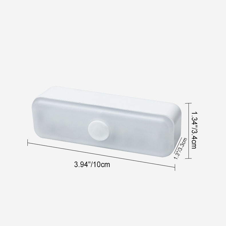 Skanto | Moderne Minimalistisk Oppladbar Magnetisk Sugkopps Plaststrimm Rectangulær LED Vegglampe Nattlampe For Studering