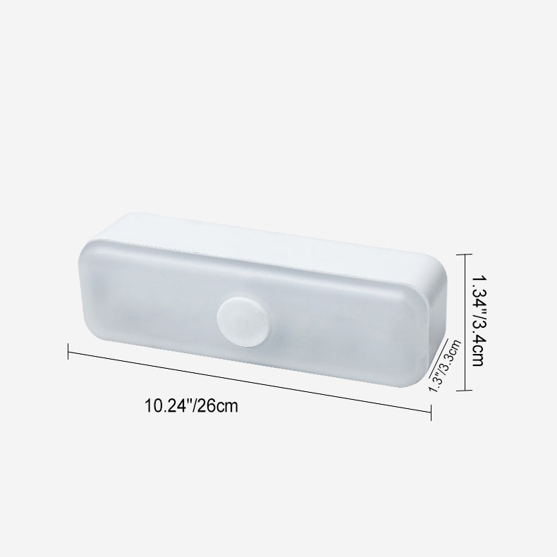 Skanto | Moderne Minimalistisk Oppladbar Magnetisk Sugkopps Plaststrimm Rectangulær LED Vegglampe Nattlampe For Studering