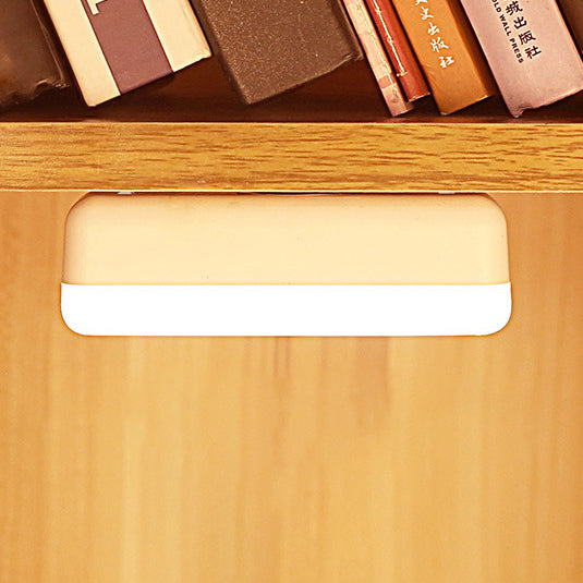 Skanto | Moderne Minimalistisk Oppladbar Magnetisk Sugkopps Plaststrimm Rectangulær LED Vegglampe Nattlampe For Studering