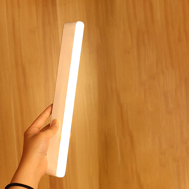Skanto | Moderne Minimalistisk Oppladbar Magnetisk Sugkopps Plaststrimm Rectangulær LED Vegglampe Nattlampe For Studering