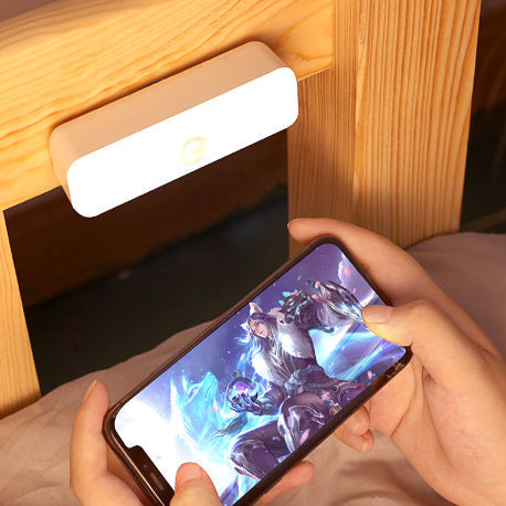 Skanto | Moderne Minimalistisk Oppladbar Magnetisk Sugkopps Plaststrimm Rectangulær LED Vegglampe Nattlampe For Studering