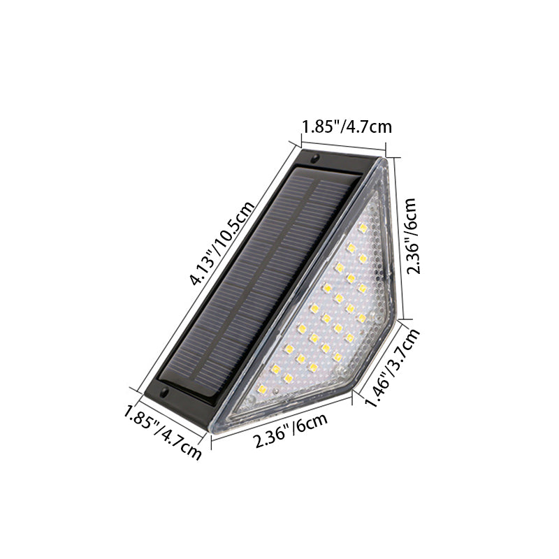 Moderne Enkelhet Sol Vannavstøtende ABS PS Triangel LED Landskapsbelysning Utendørs Lys For Utendørs Terrasse | Skanto