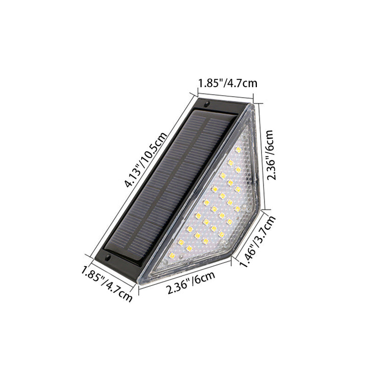 Moderne Enkelhet Sol Vannavstøtende ABS PS Triangel LED Landskapsbelysning Utendørs Lys For Utendørs Terrasse | Skanto