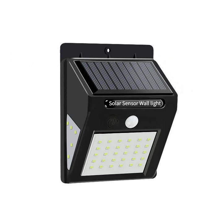 Moderne Enkelhet Solvannavstøtende Bevegelsessensor ABS Rektangulær LED Vegglampe For Utendørs Patio | Skanto