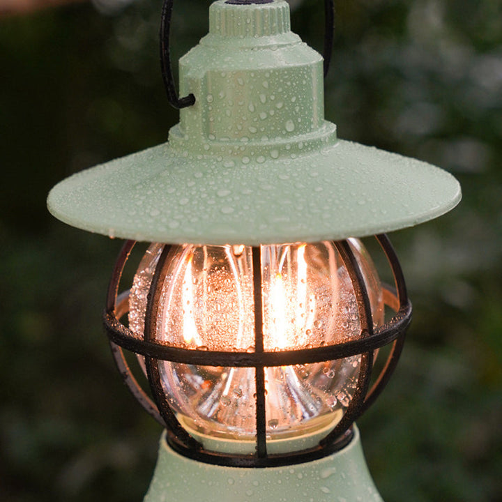 Moderne Retro Vanntett Oppladbar/Batteri ABS PS PP Stål Lantern Henge LED Bordlampe Utendørs Lys For Hage | Skanto