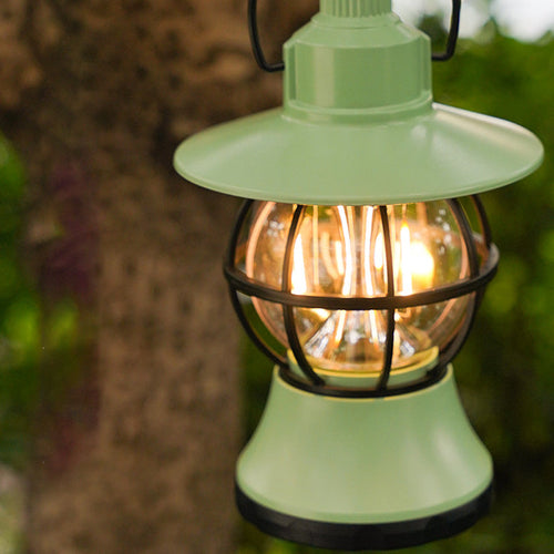 Moderne Retro Vanntett Oppladbar/Batteri ABS PS PP Stål Lantern Henge LED Bordlampe Utendørs Lys For Hage | Skanto