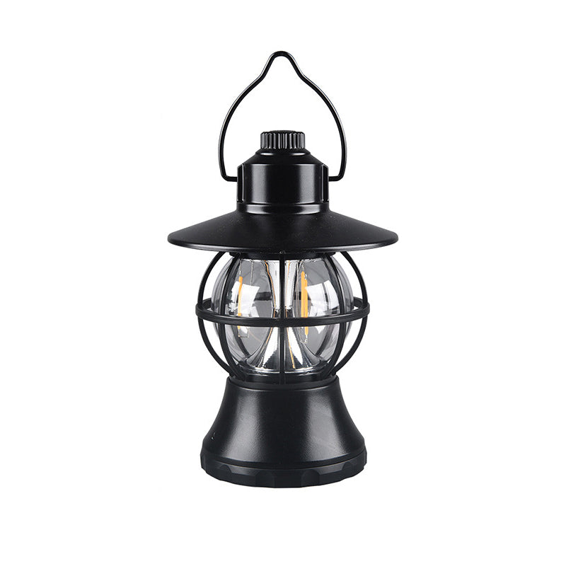 Moderne Retro Vanntett Oppladbar/Batteri ABS PS PP Stål Lantern Henge LED Bordlampe Utendørs Lys For Hage | Skanto