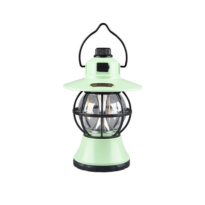Moderne Retro Vanntett Oppladbar/Batteri ABS PS PP Stål Lantern Henge LED Bordlampe Utendørs Lys For Hage | Skanto