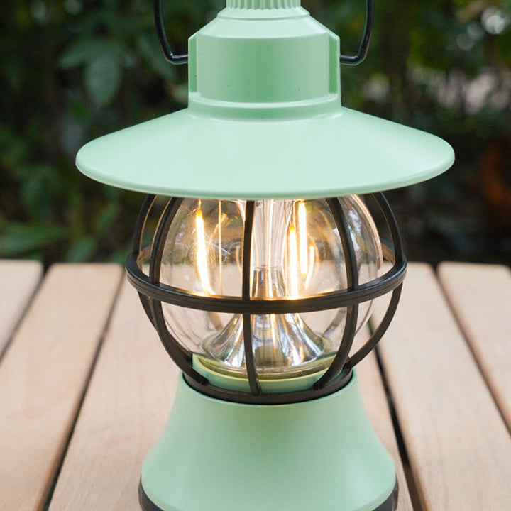 Moderne Retro Vanntett Oppladbar/Batteri ABS PS PP Stål Lantern Henge LED Bordlampe Utendørs Lys For Hage | Skanto