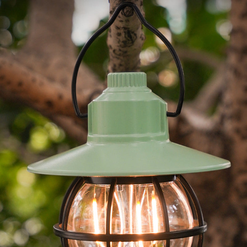 Moderne Retro Vanntett Oppladbar/Batteri ABS PS PP Stål Lantern Henge LED Bordlampe Utendørs Lys For Hage | Skanto
