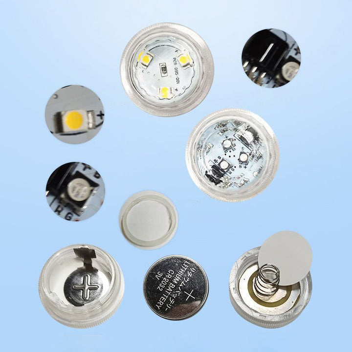 Skanto | Modern Simplicity vanntett Battery PS rund undervanns LED landskapsbelysning utendørs lys for utendørs patio