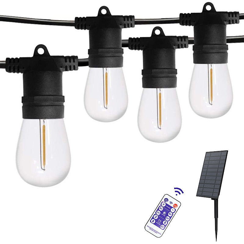 Skanto | Moderne Art Deco Solvann Vannavstøtende Kobber PVC 15-pærs LED Lyslenke Utendørs Lys For Hage