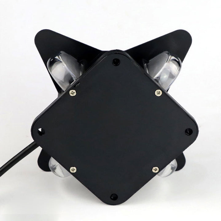 Samtidig Kreativ Vanntett Aluminium Akryl PC Kryss Stjerne LED Vegglampe For Utendørs Patio | Skanto