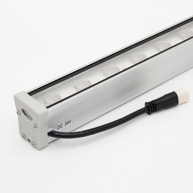 Moderne Enkelhet Vanntett Aluminiumforsterket Glassstripe Rektangulær LED Vegglampe for Utendørs Patio | Skanto