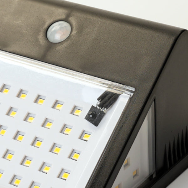 Moderne Enkelhet Sol Vannavstøtende Trekant ABS PC Menneskesensor LED Vegglampe Utendørs Lys For Utendørs Terrasse | Skanto