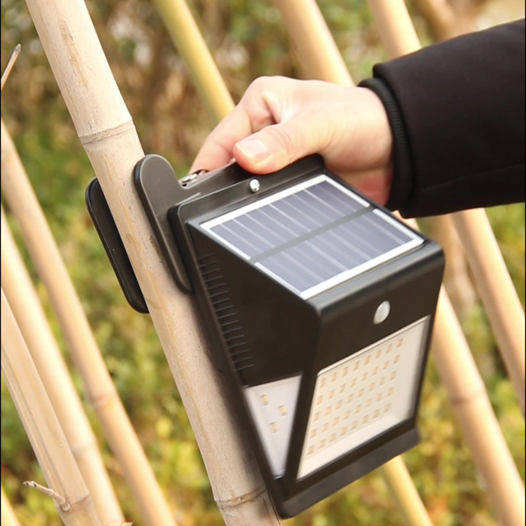 Moderne Enkelhet Sol Vannavstøtende Trekant ABS PC Menneskesensor LED Vegglampe Utendørs Lys For Utendørs Terrasse | Skanto