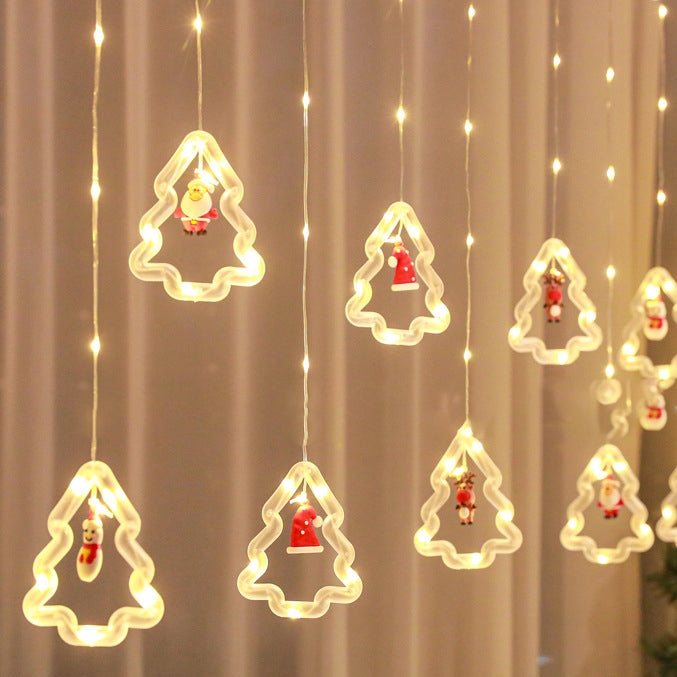 Norvo | Moderne Art Deco USB Batteri Vanntett Juletre PVC PS LED Lyslenker For Soverom