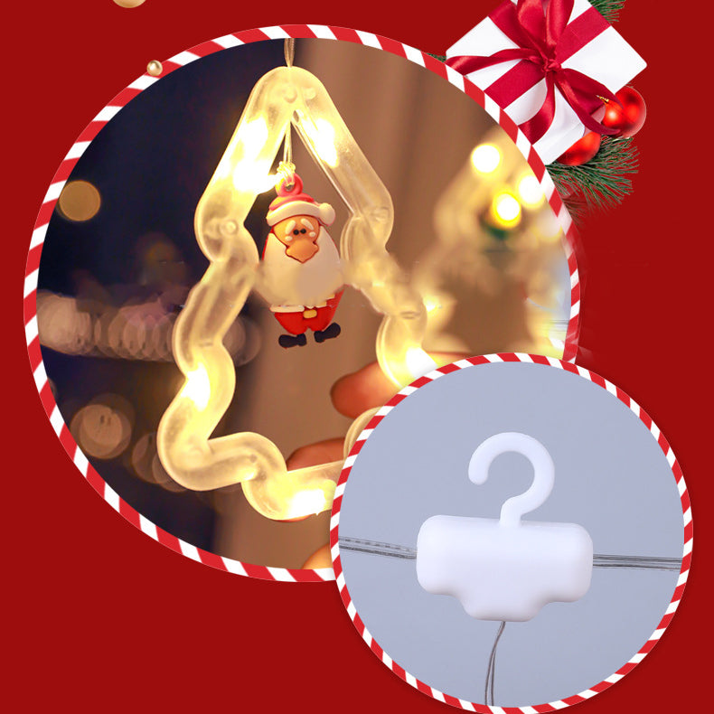 Norvo | Moderne Art Deco USB Batteri Vanntett Juletre PVC PS LED Lyslenker For Soverom