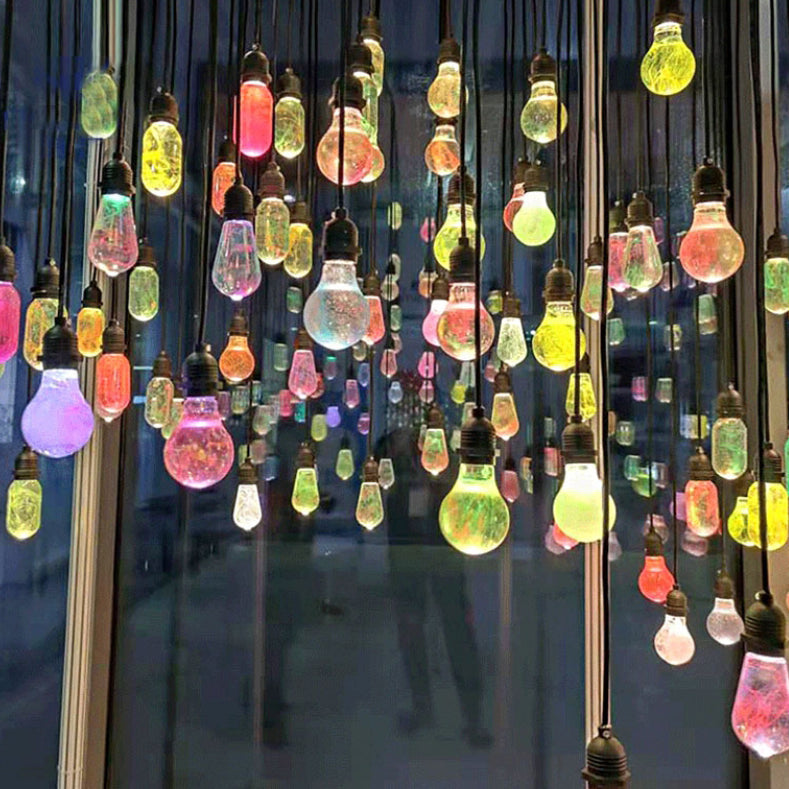 Moderne Art Deco Vanntett Harpiks Dråpe Ball LED Utendørs Lys Landskapsbelysning For Hage | Skanto