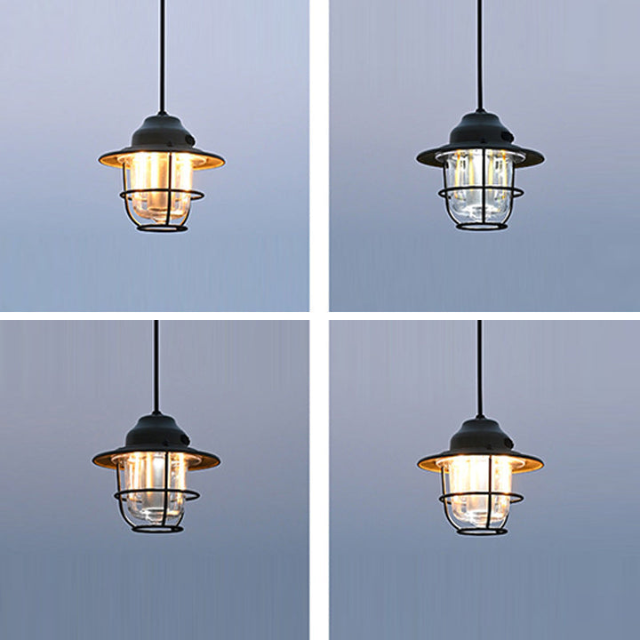 Moderne Retro Oppladbar Vanntett Jern Silika ABS PC Strobile LED Utendørs Lys For Hage | Skanto