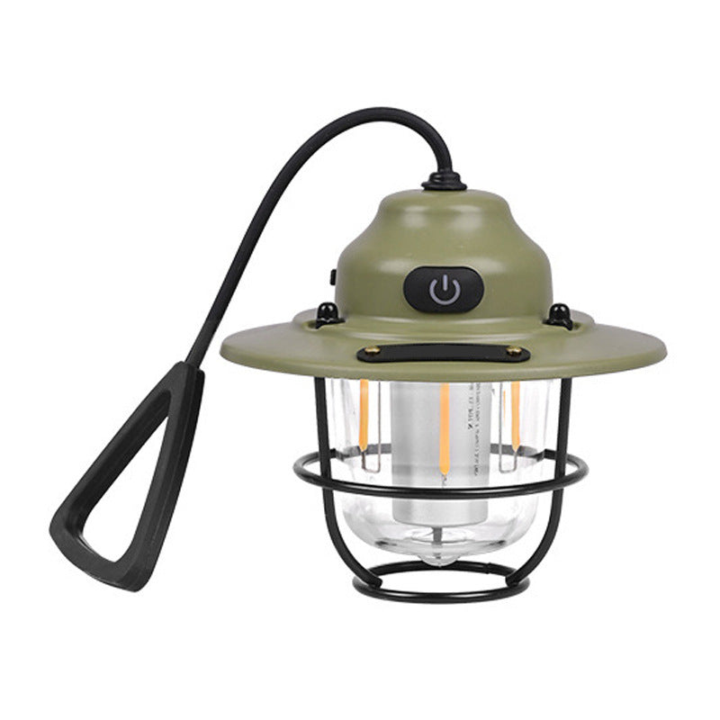 Moderne Retro Oppladbar Vanntett Jern Silika ABS PC Strobile LED Utendørs Lys For Hage | Skanto