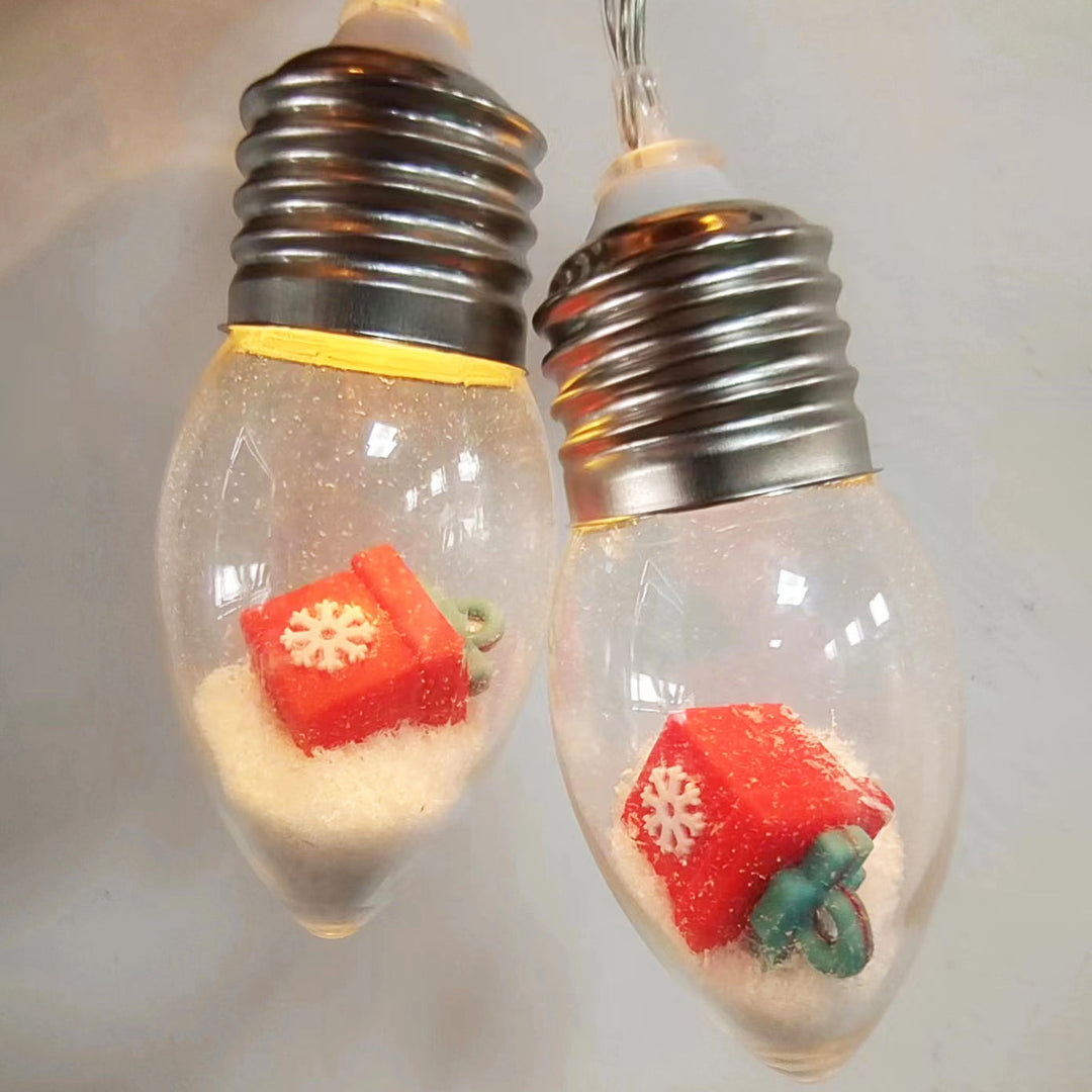 Skanto | Moderne kreativ vanntett USB-batteri PVC-pære juledekorasjon LED lyslenker for stue