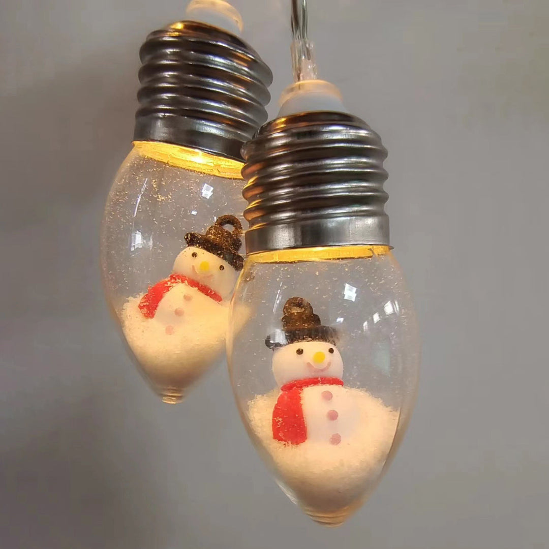 Skanto | Moderne kreativ vanntett USB-batteri PVC-pære juledekorasjon LED lyslenker for stue