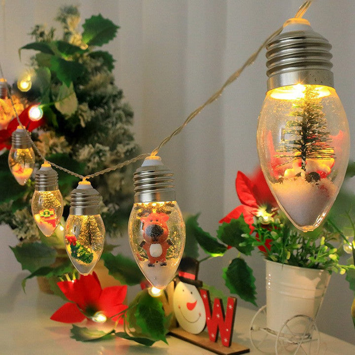 Skanto | Moderne kreativ vanntett USB-batteri PVC-pære juledekorasjon LED lyslenker for stue
