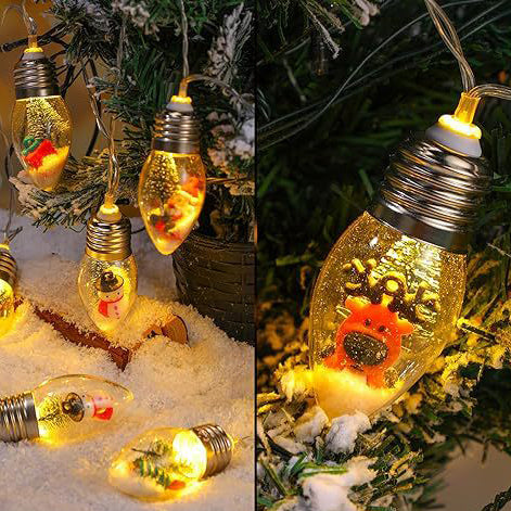 Skanto | Moderne kreativ vanntett USB-batteri PVC-pære juledekorasjon LED lyslenker for stue