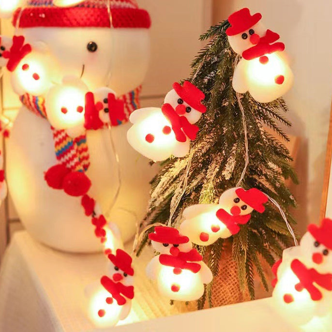 Skanto | Moderne Art Deco Batteri Kobbertråd Teppet Santa Snømann Rein Tegneserie Dekorasjon LED Lyskilder For Underholdningsrom