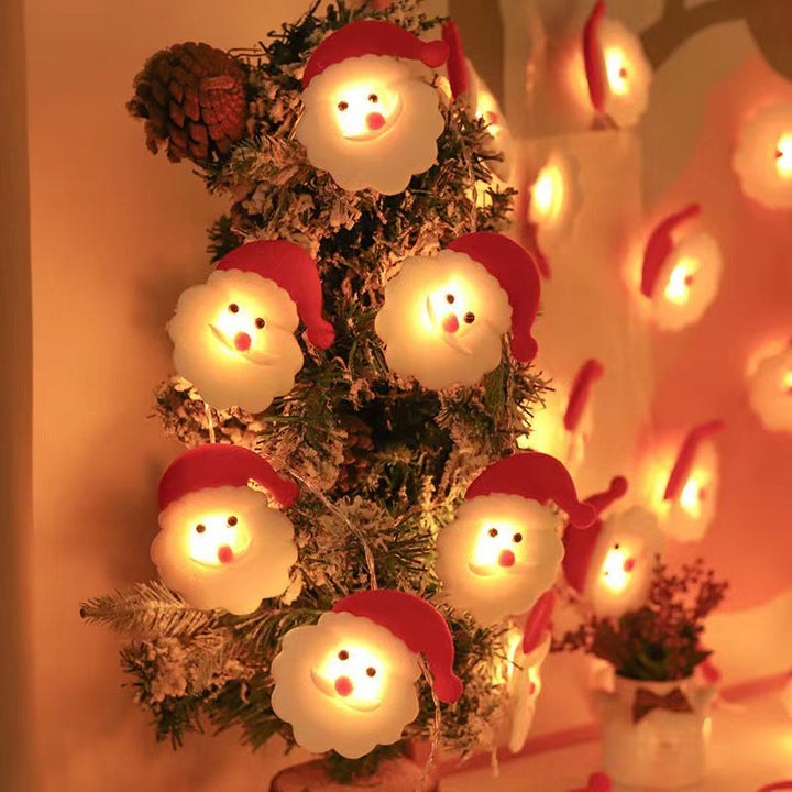 Skanto | Moderne Art Deco Batteri Kobbertråd Teppet Santa Snømann Rein Tegneserie Dekorasjon LED Lyskilder For Underholdningsrom