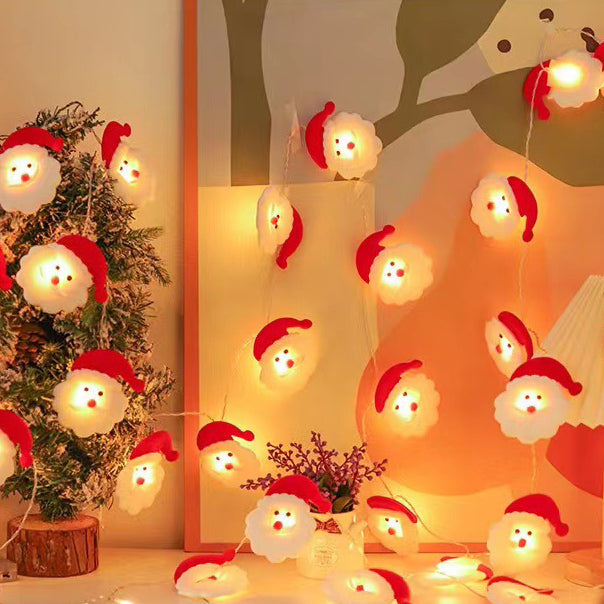 Skanto | Moderne Art Deco Batteri Kobbertråd Teppet Santa Snømann Rein Tegneserie Dekorasjon LED Lyskilder For Underholdningsrom