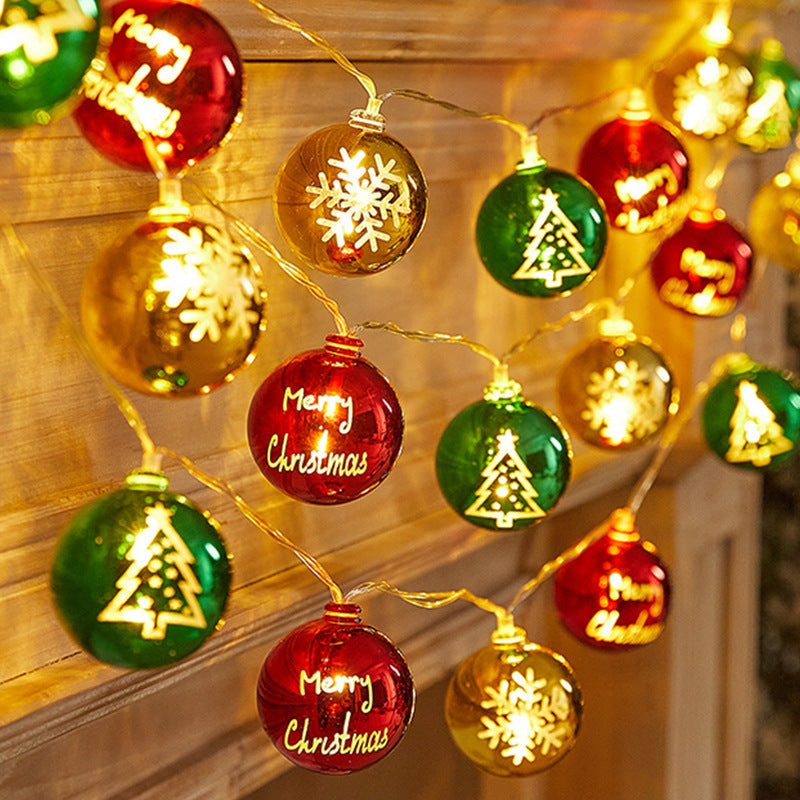 Skanto | Moderne Art Deco Batteri USB Plast Stjerne Ball Juletrær Decoration LED Lys Snor For Soverom