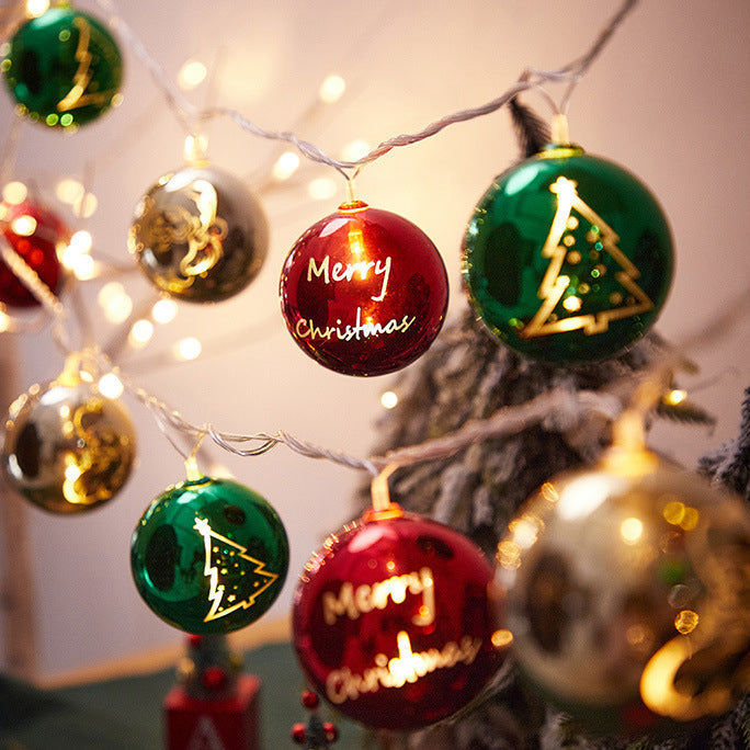 Norvo | Moderne Art Deco Batteri USB Plast Stjerne Ball Juletrær Decoration LED Lys Snor For Soverom